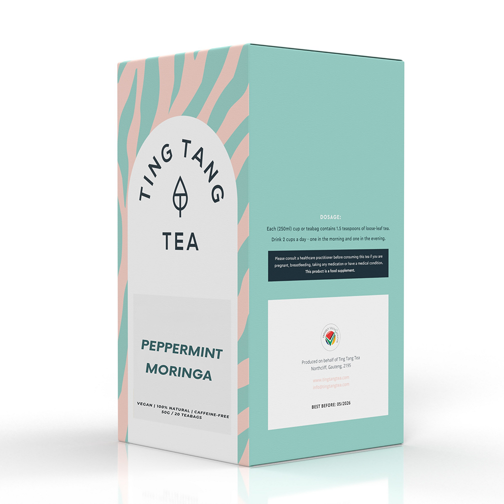 Peppermint & Moringa Tea (20 Teabags)