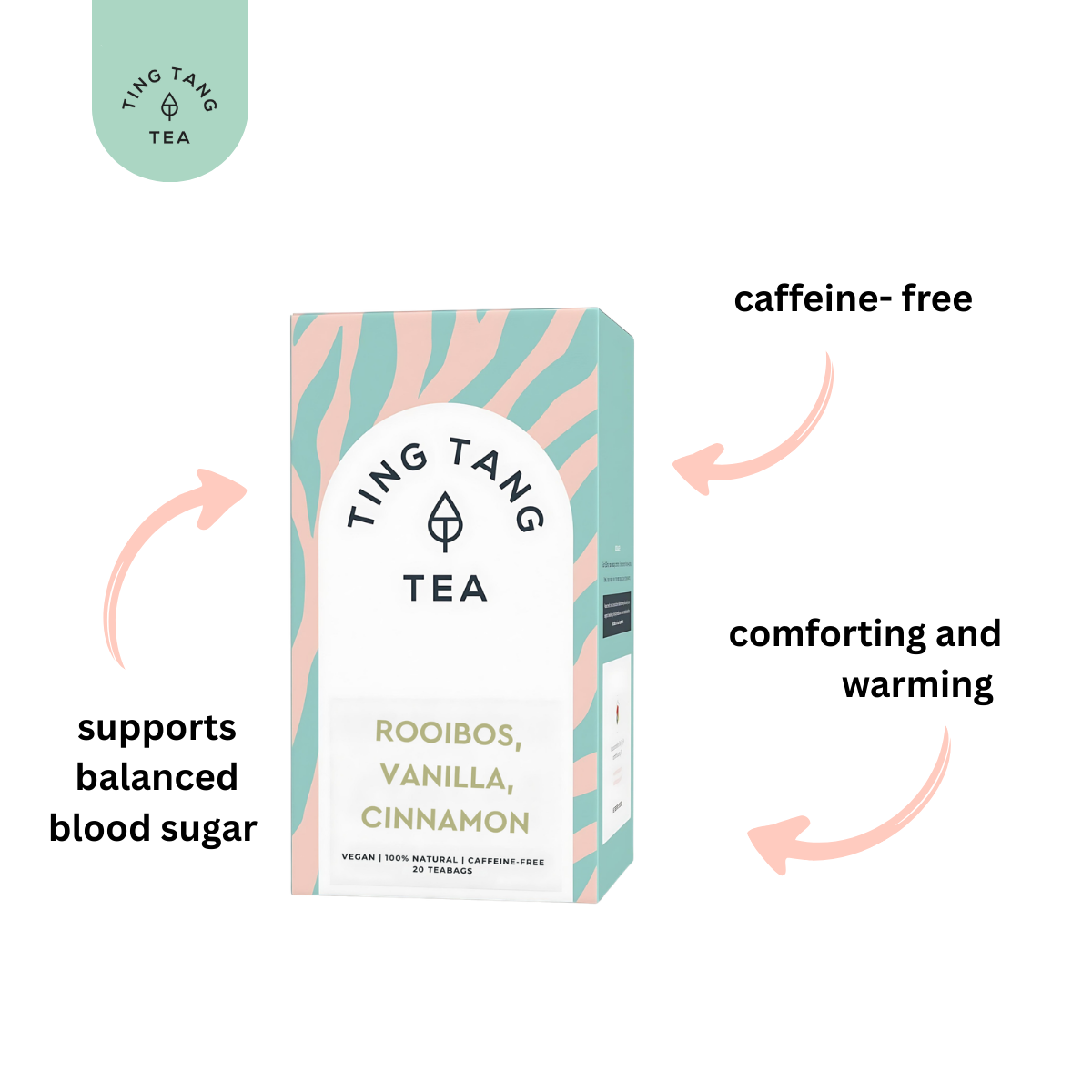 Rooibos, Vanilla & Cinnamon Tea (20 Teabags)