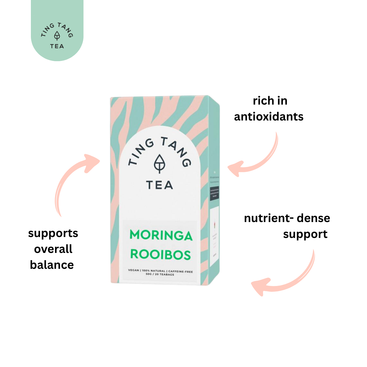 Moringa & Rooibos Tea( 20 Teabags)